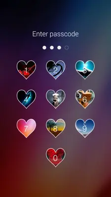 Love Keypad Lock Screen android App screenshot 0